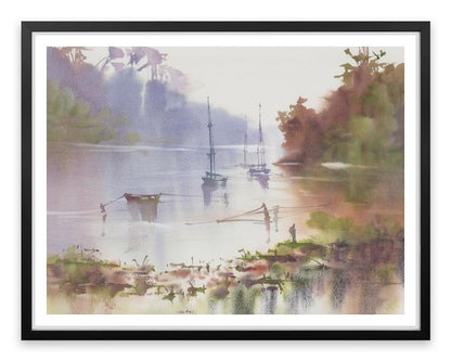 Moored in the mist