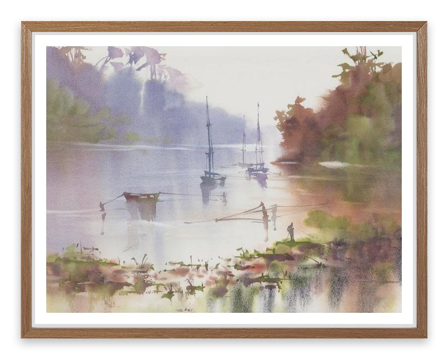 Moored in the mist