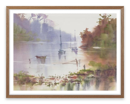 Moored in the mist