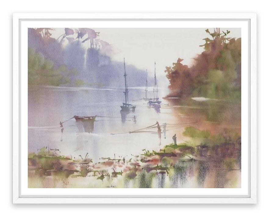 Moored in the mist