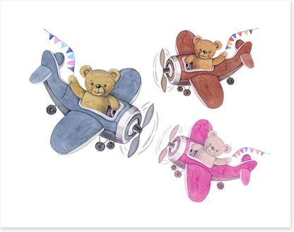 Teddy bear planes