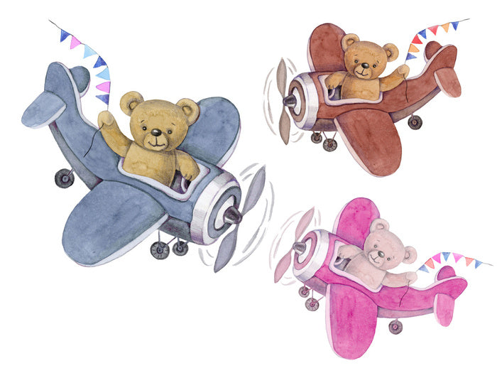 Teddy bear planes