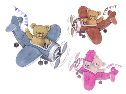 Teddy bear planes