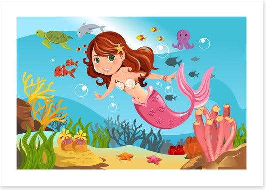 The happy mermaid