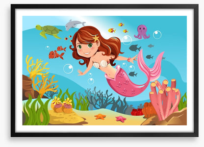 The happy mermaid
