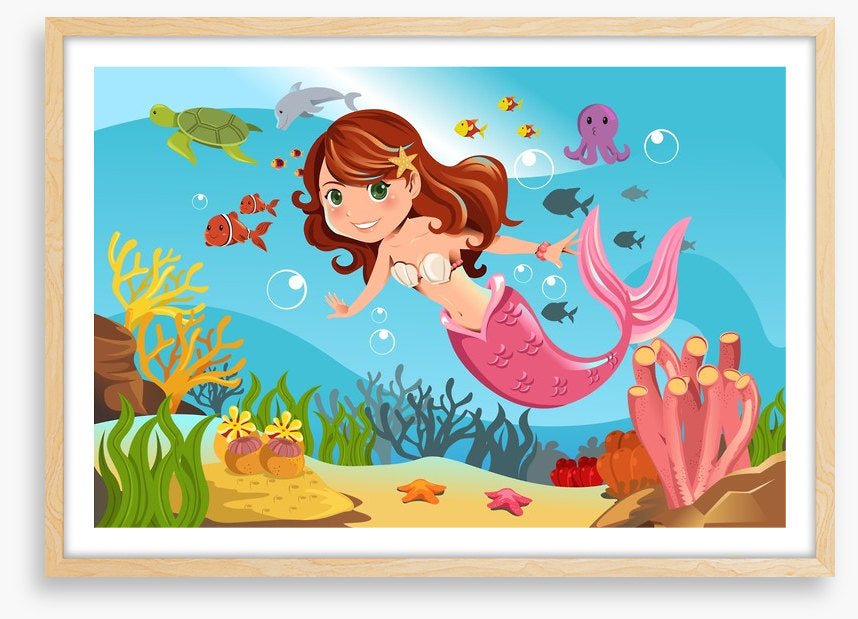 The happy mermaid