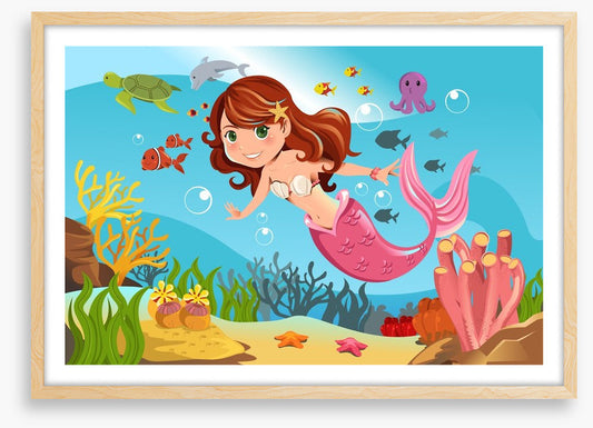 The happy mermaid