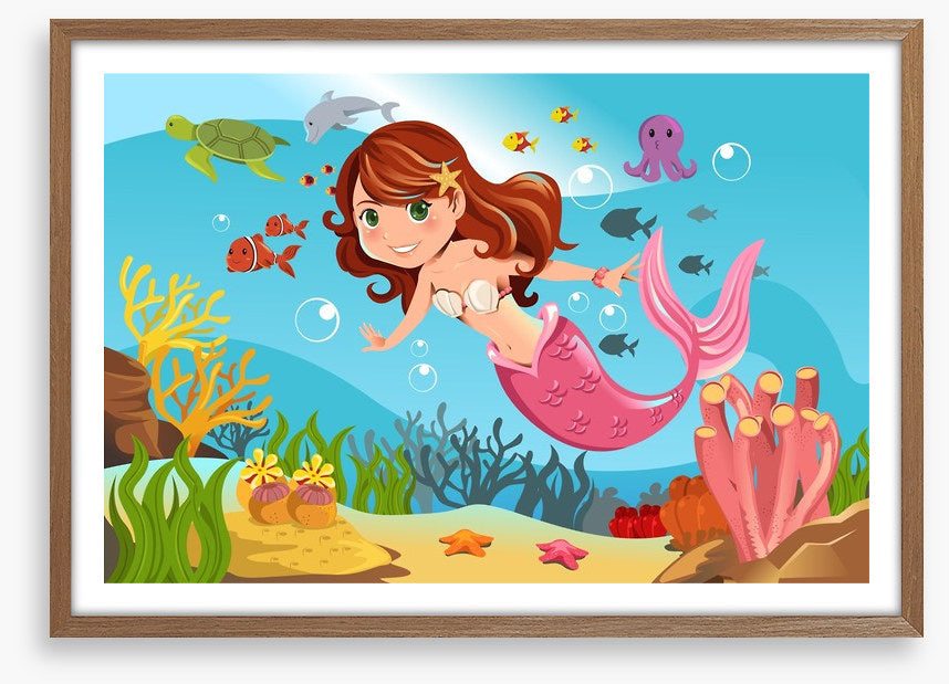 The happy mermaid