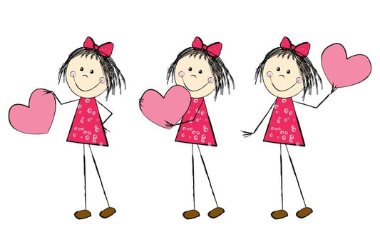 With love and hearts