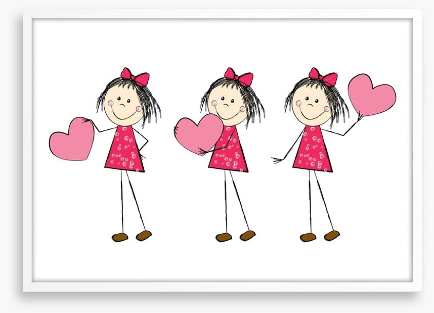 With love and hearts