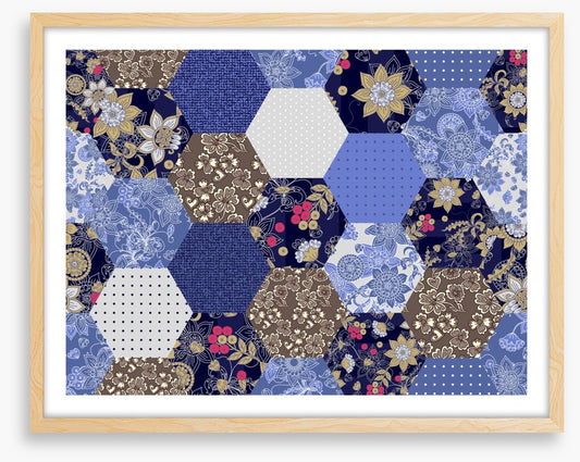Moonlight blues patchwork