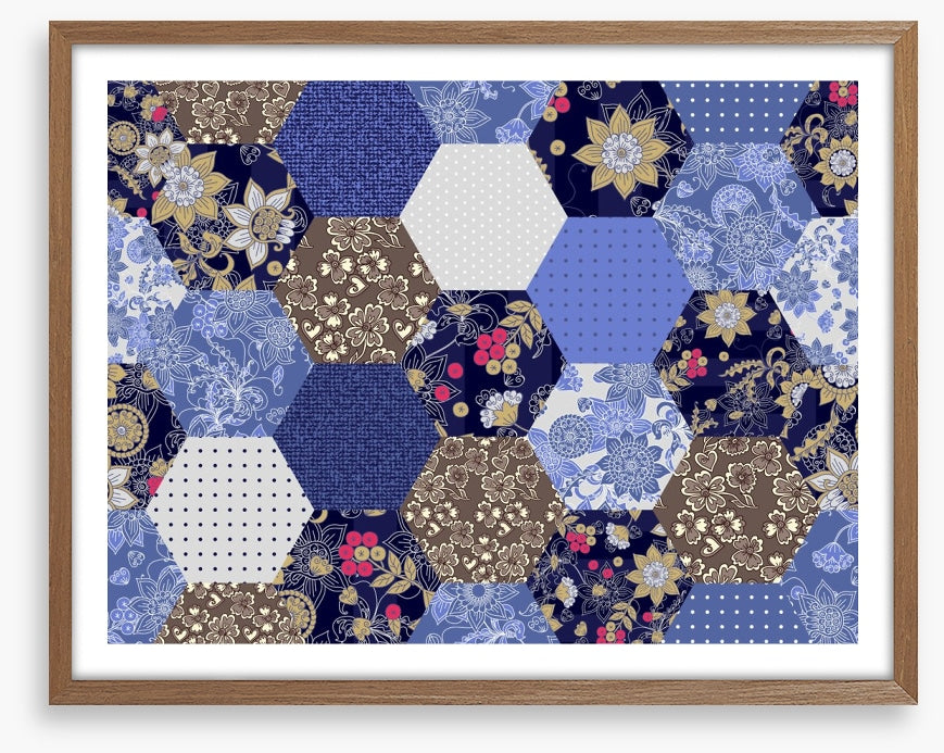 Moonlight blues patchwork
