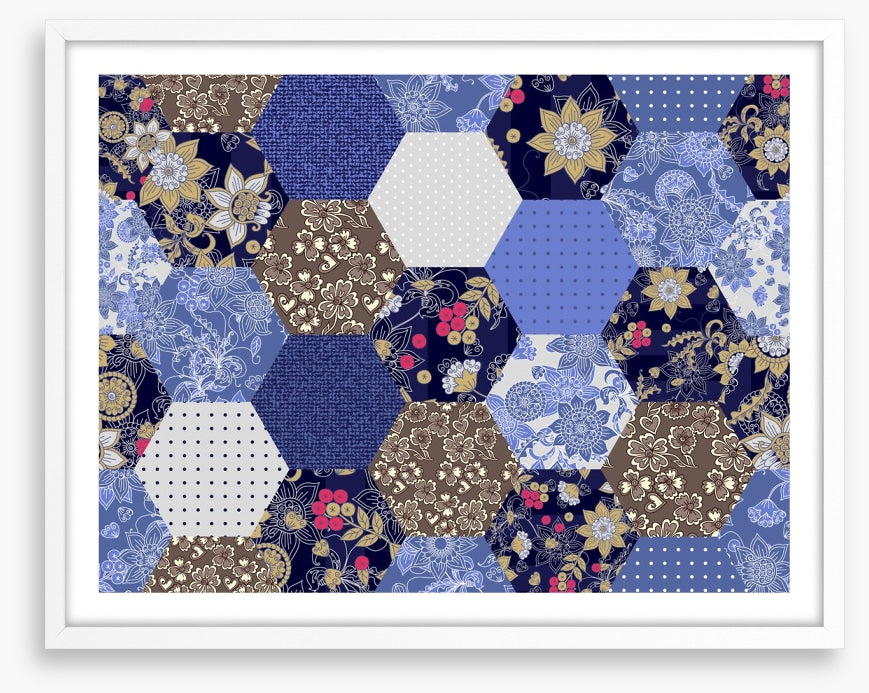 Moonlight blues patchwork