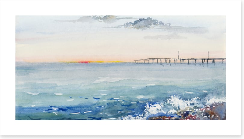 Sunrise seascape