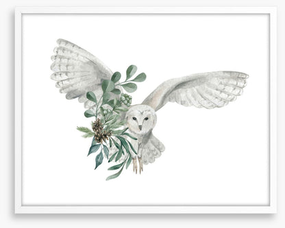 Snowy owl spruce