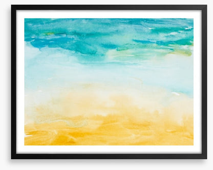 Beach days watercolour