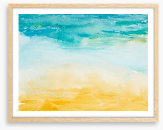 Beach days watercolour