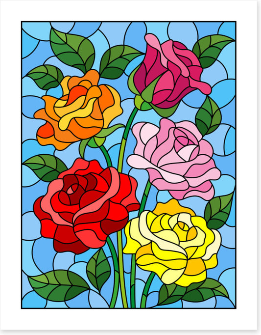 Rose bloom window