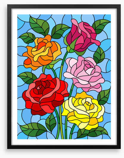 Rose bloom window
