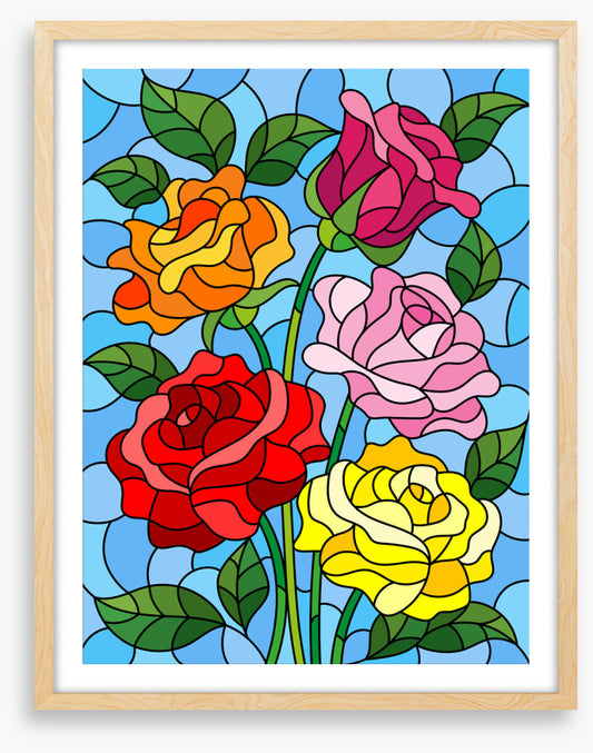 Rose bloom window