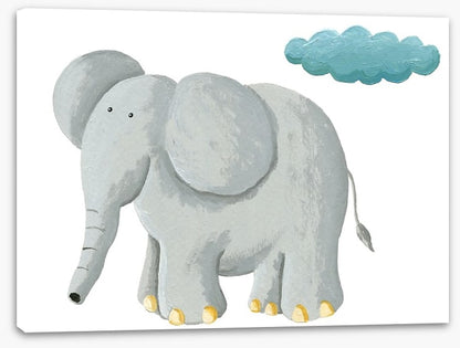Elephant and rain cloud