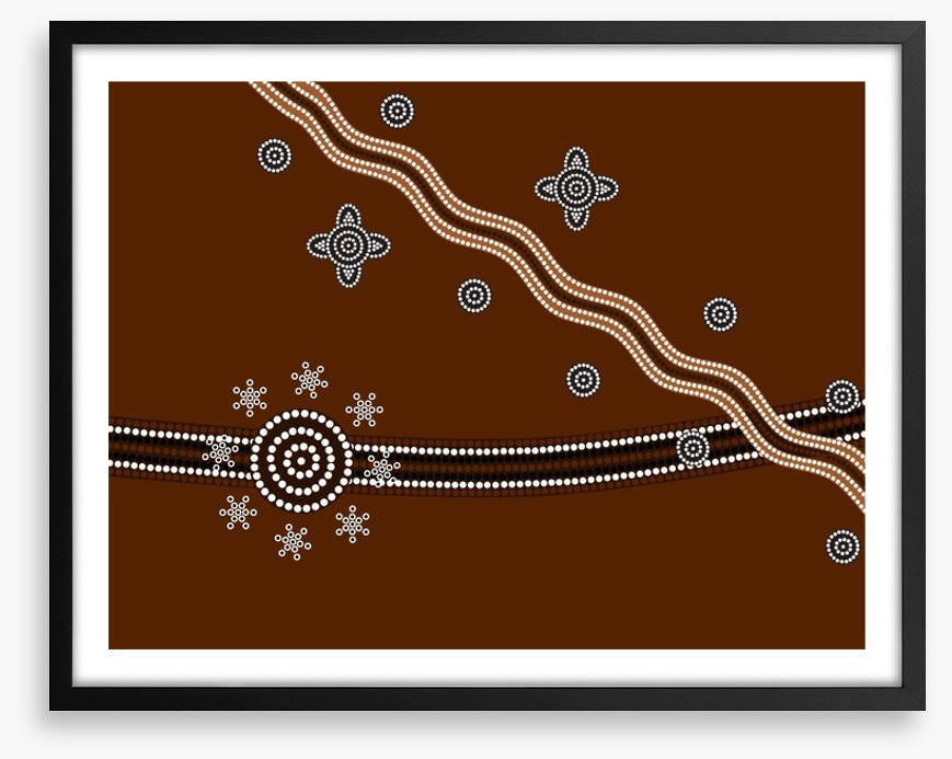 Across the dry creek