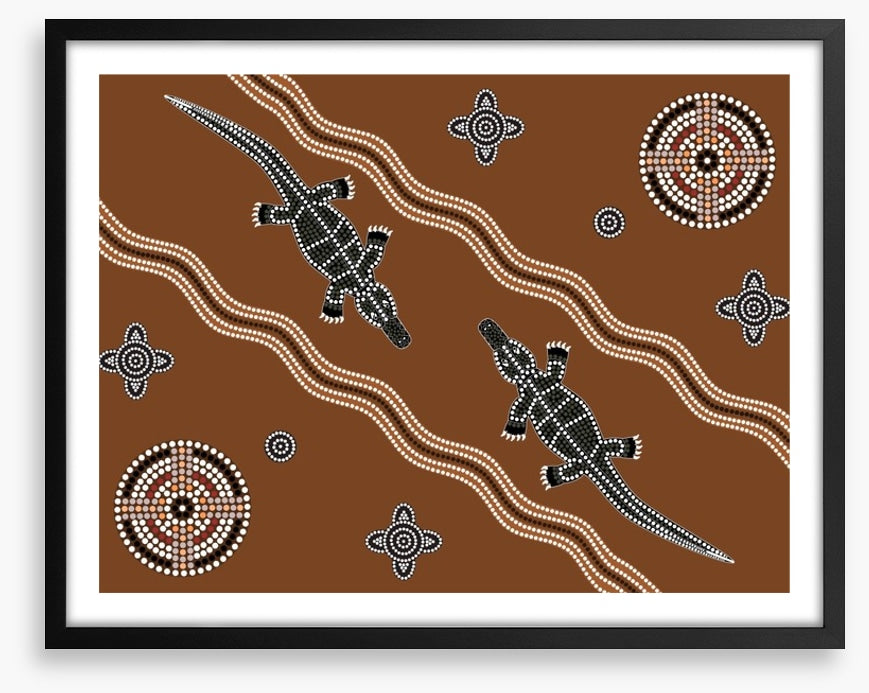 Platypus in the creek