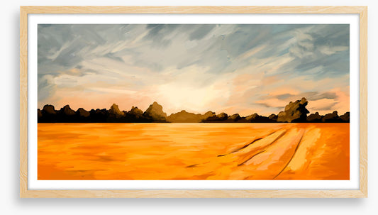 Across the wheat field