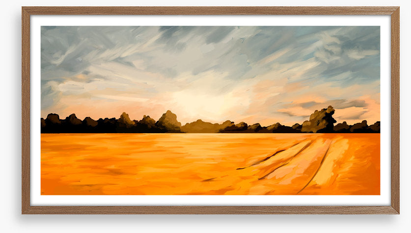 Across the wheat field