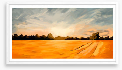 Across the wheat field