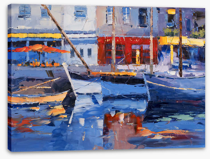 In the marina