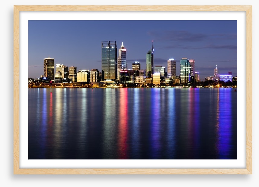 Perth light reflections