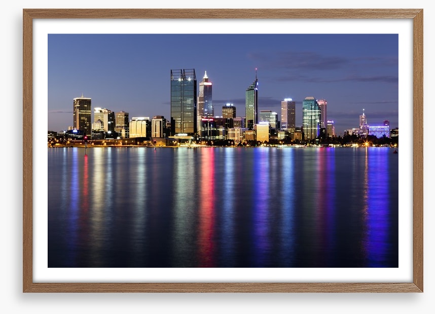Perth light reflections