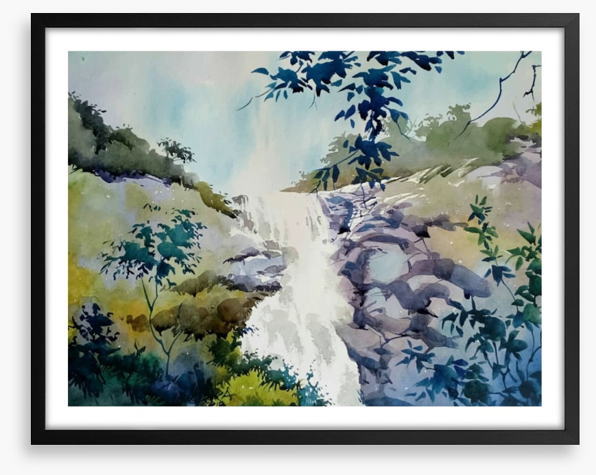 The cascading creek