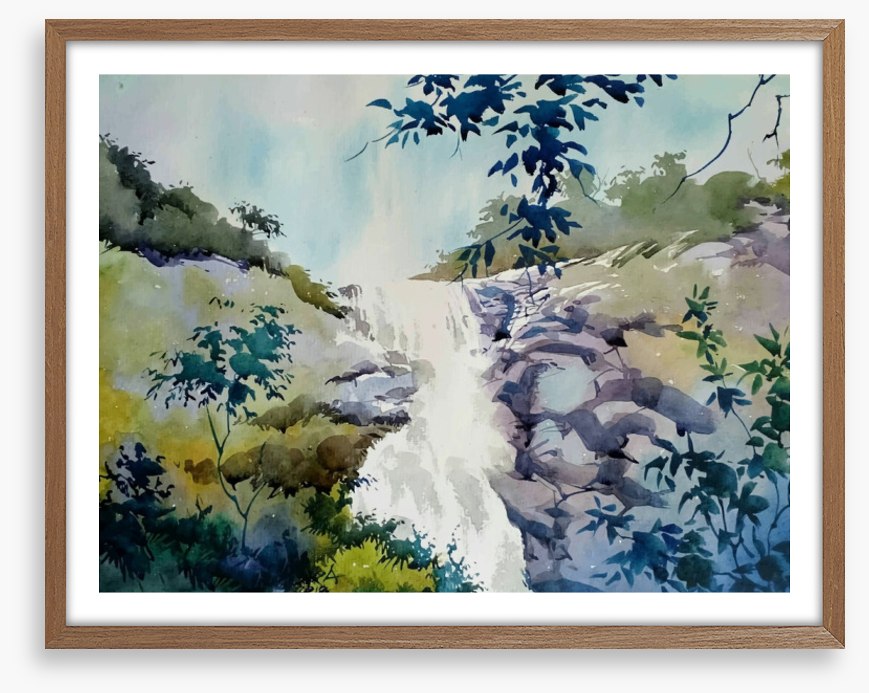 The cascading creek