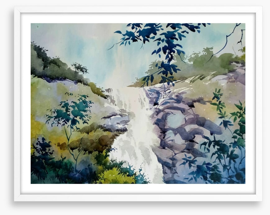 The cascading creek