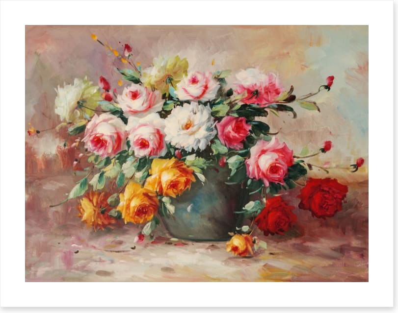 Roses in a vase