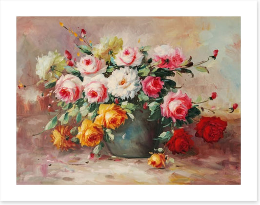Roses in a vase