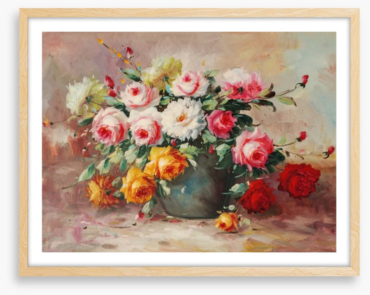 Roses in a vase