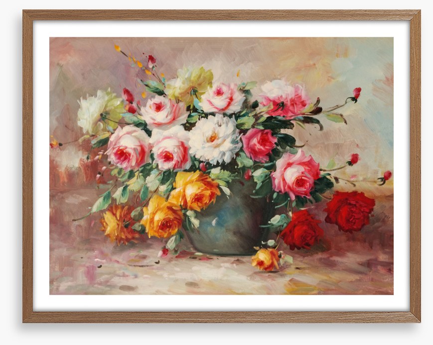Roses in a vase
