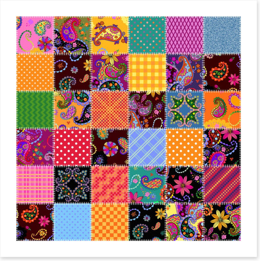 Bright nights patchwork
