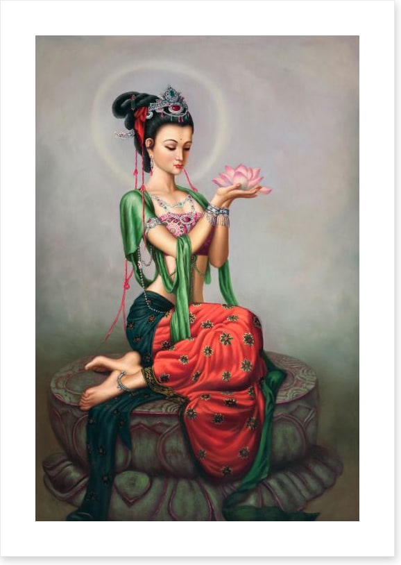 Holding the lotus I