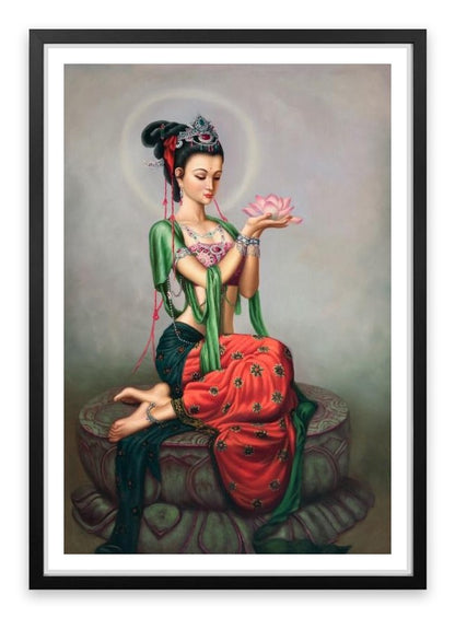 Holding the lotus I