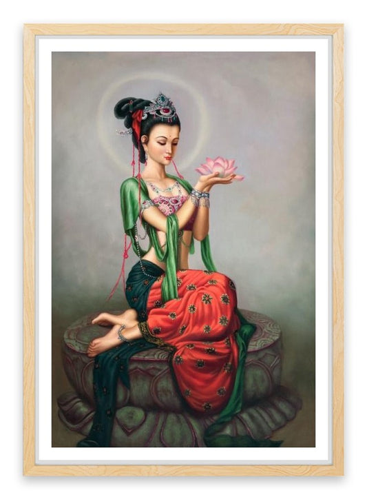 Holding the lotus I