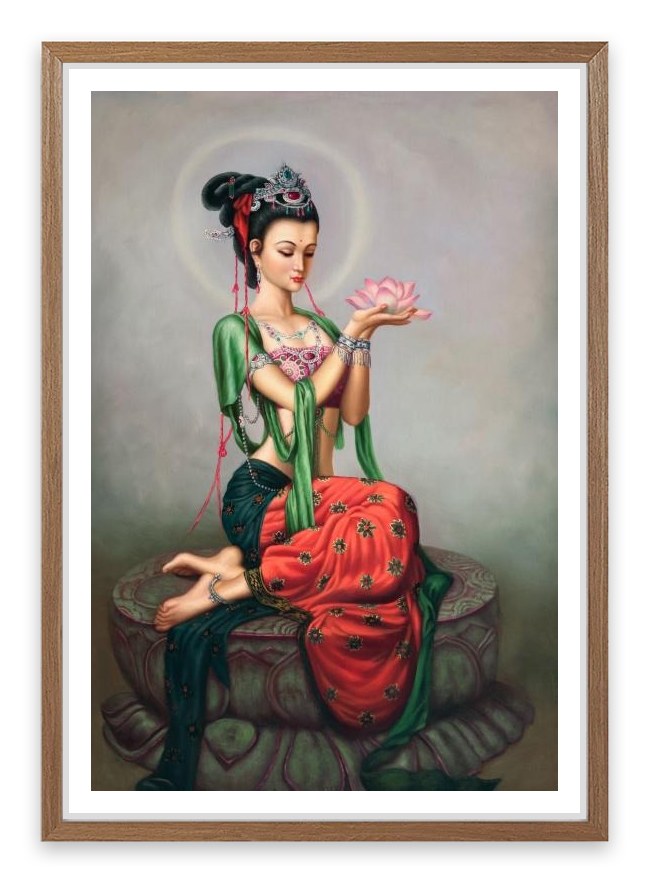 Holding the lotus I