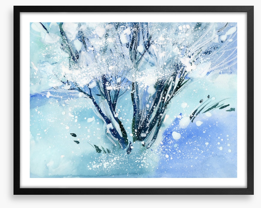 The snow tree