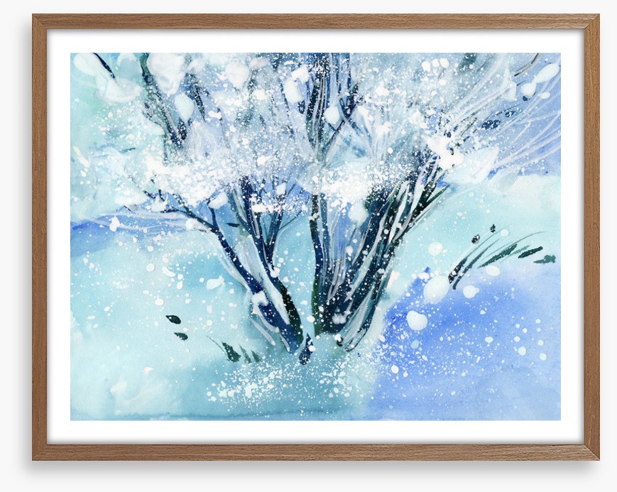 The snow tree