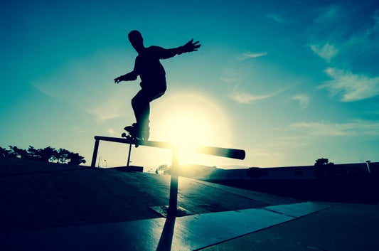 Skateboarder silhouette