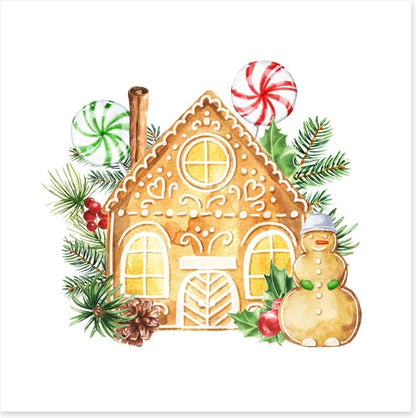 The gingerbread house