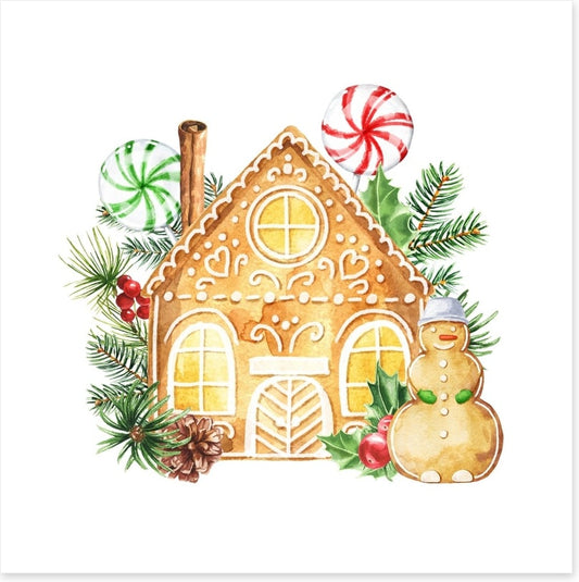 The gingerbread house